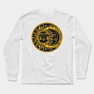 Celestial Symmetry Divinely Co-existing Long Sleeve T-Shirt